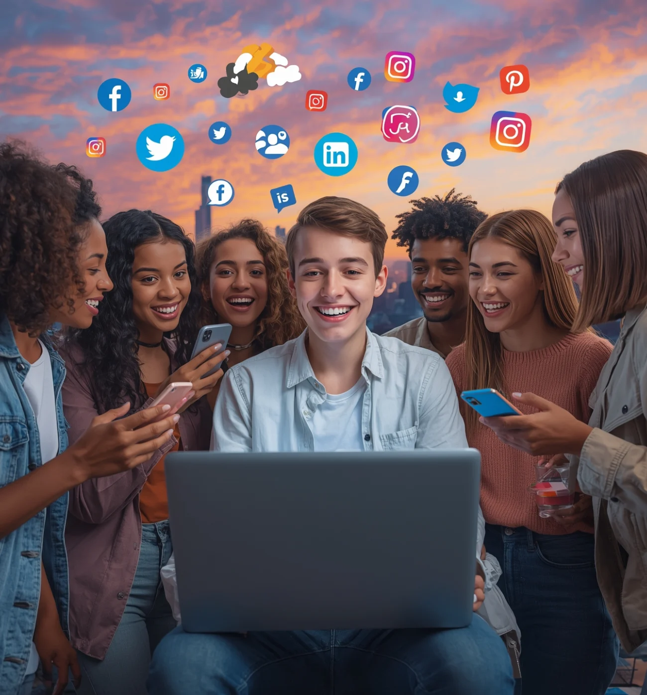 power of social media team