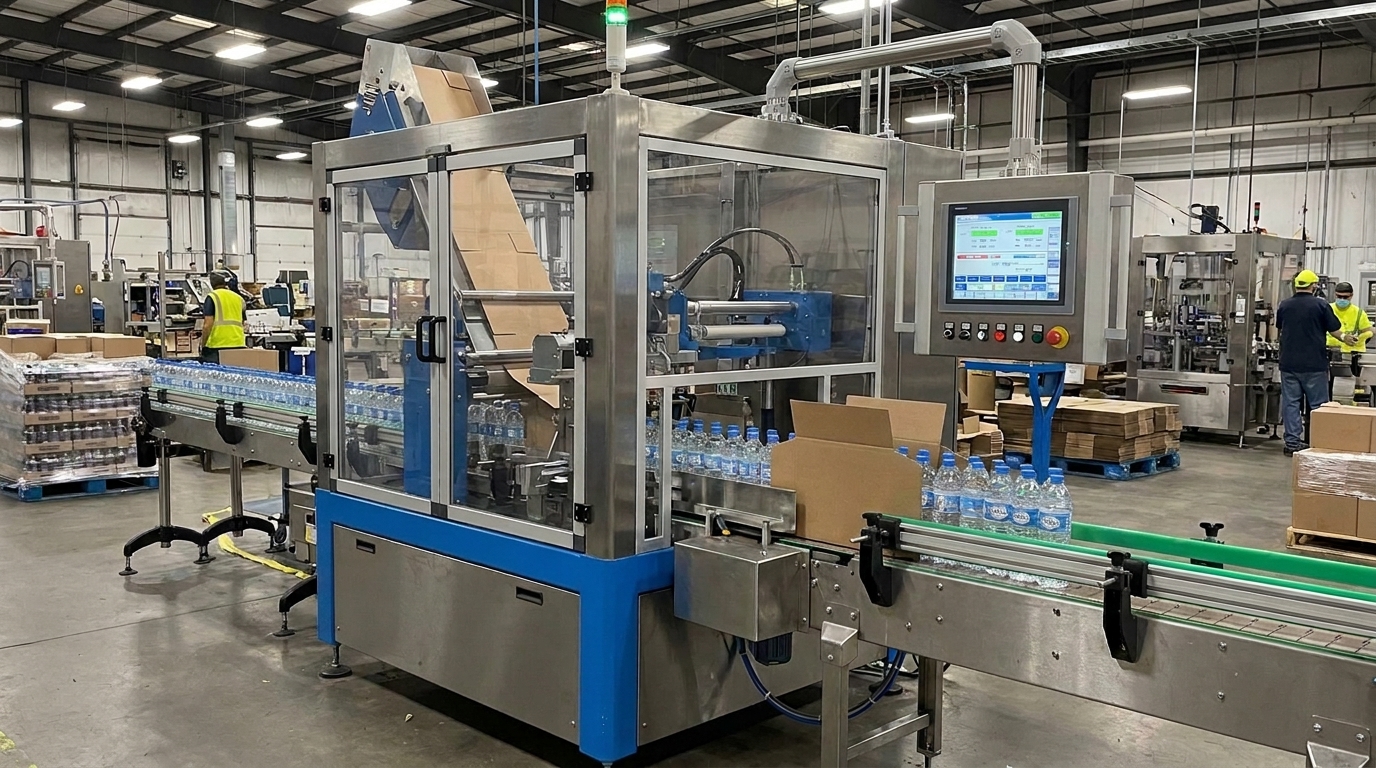 How Do You Calculate the Required Throughput for a Wrap Around Case Packer?